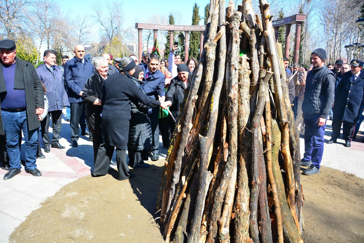 Novruz bayramı Ağstafada təntənə ilə qeyd edildi - FOTOLAR